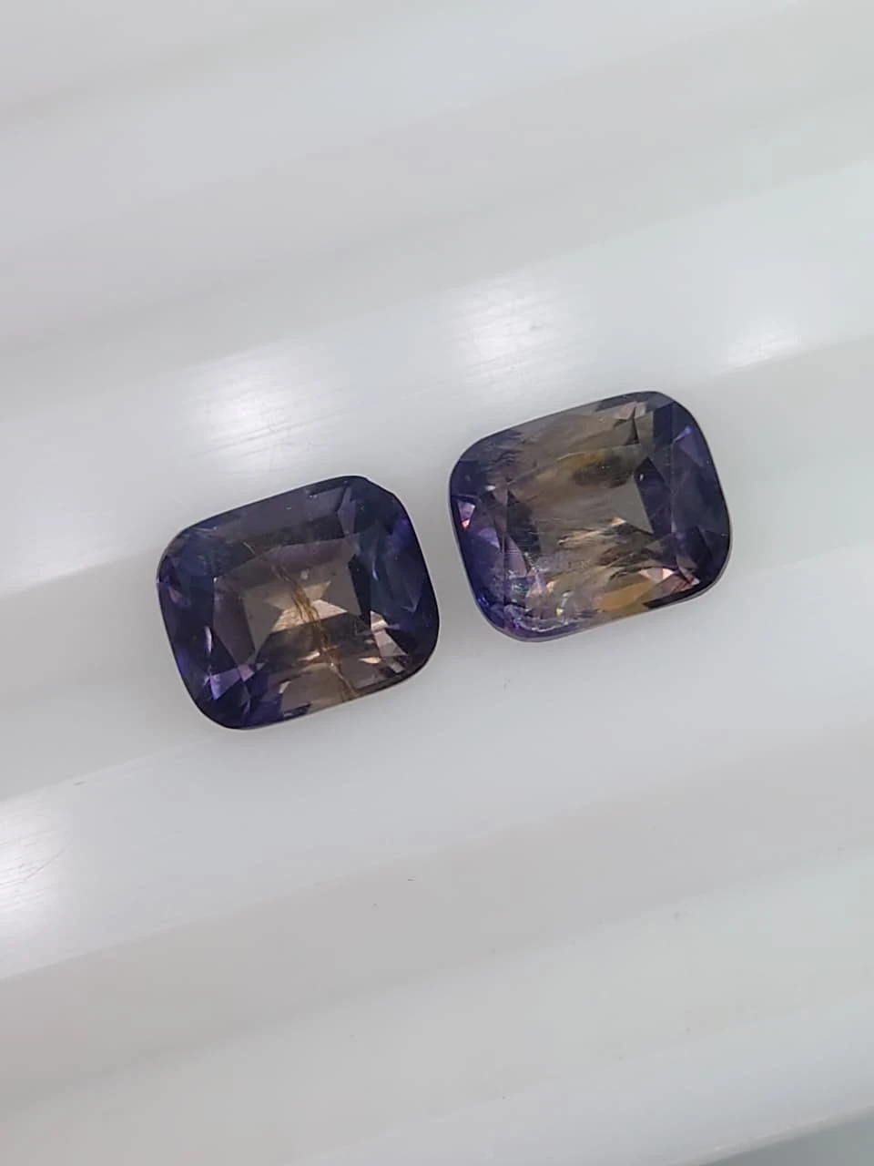 2.5ct Cushion Faceted Natural Iolites from Madagascar — view 3